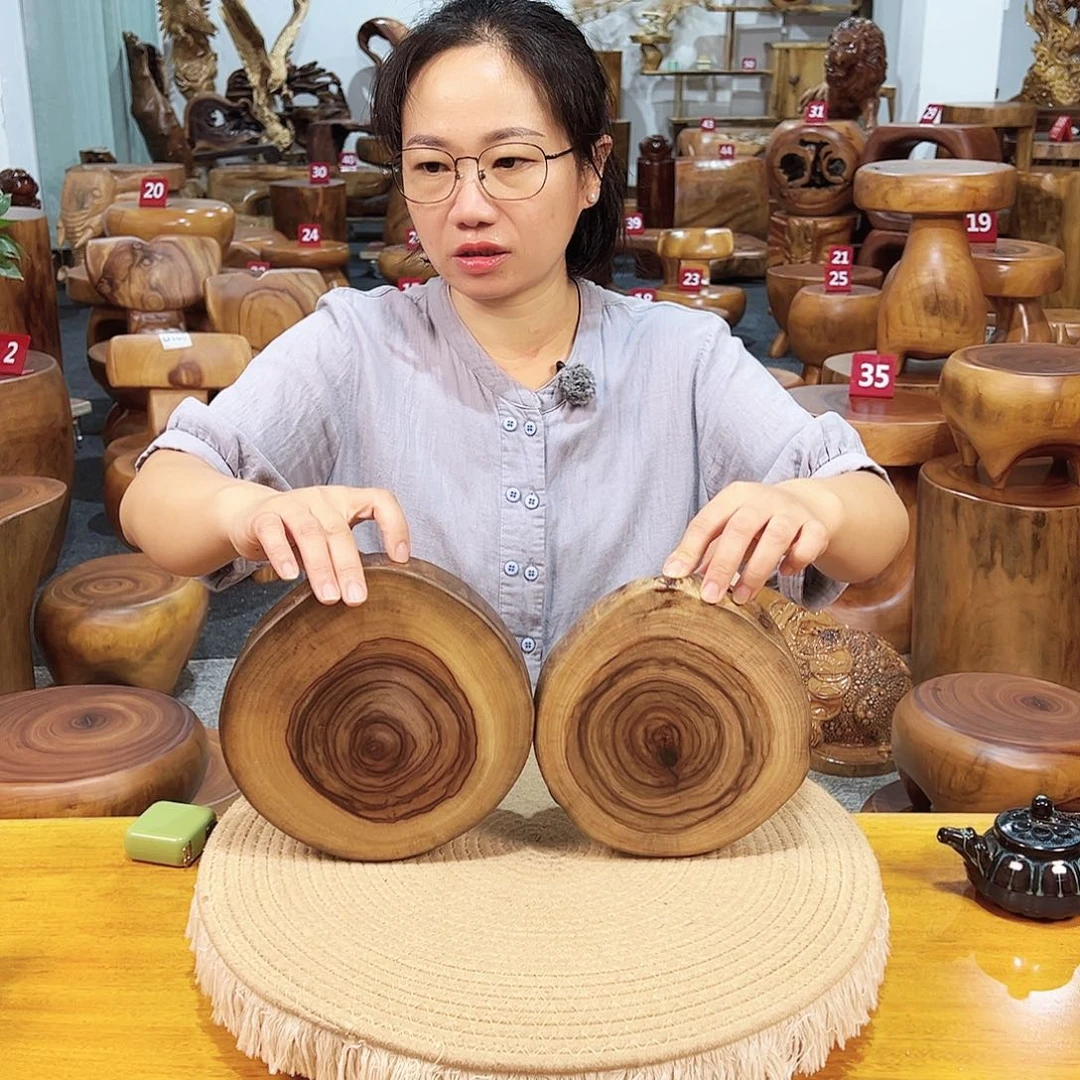 号香樟木尺寸：19-18-4cm