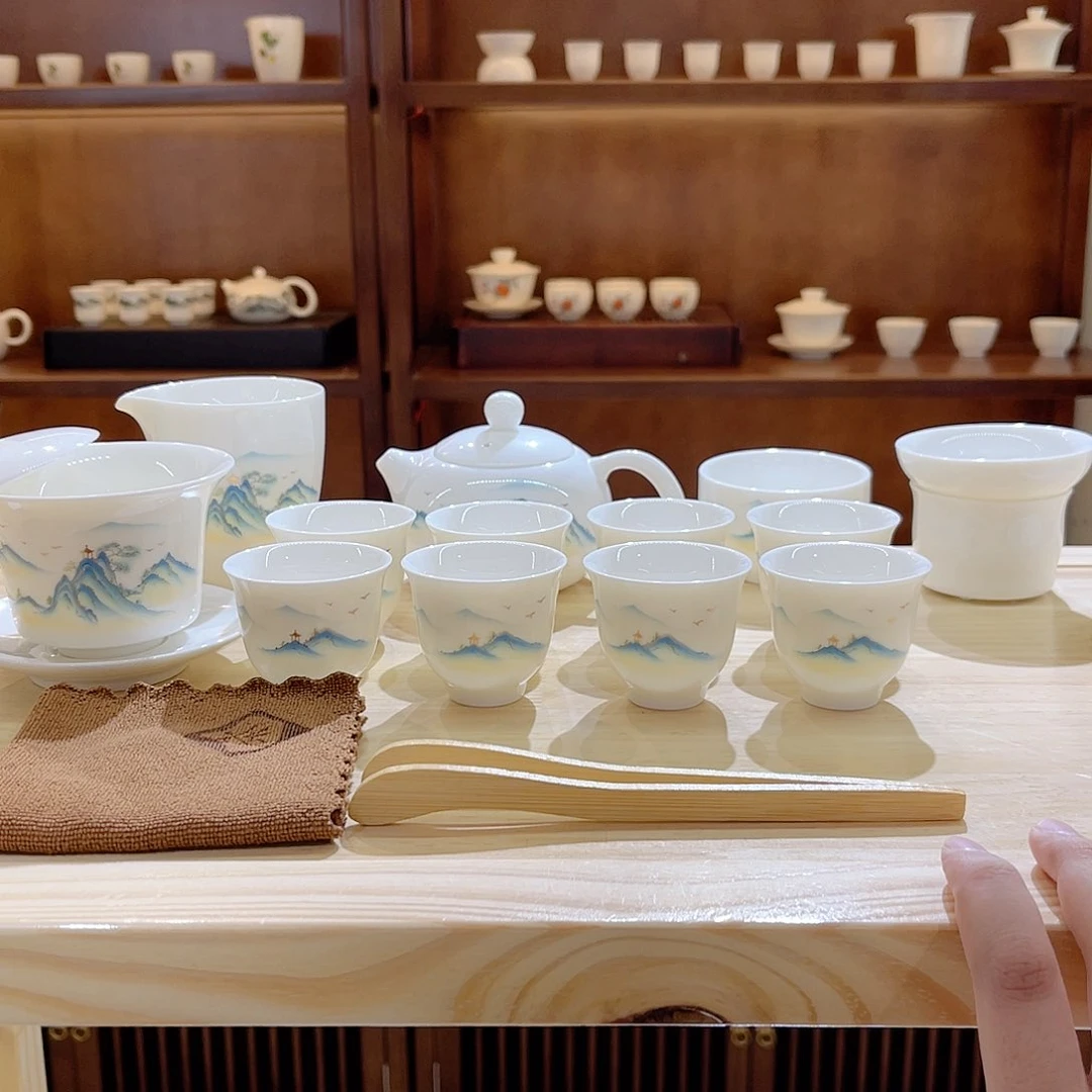 瓷片羊脂玉瓷羊脂玉瓷