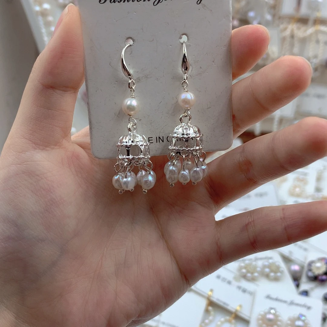 颈饰合金淡水珍珠