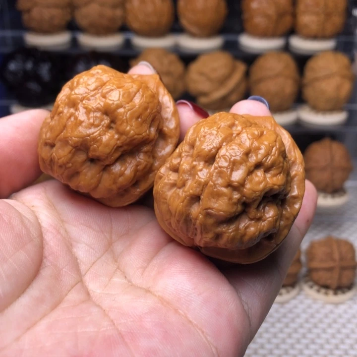 把件文玩核桃62肌肉金蟾38尺