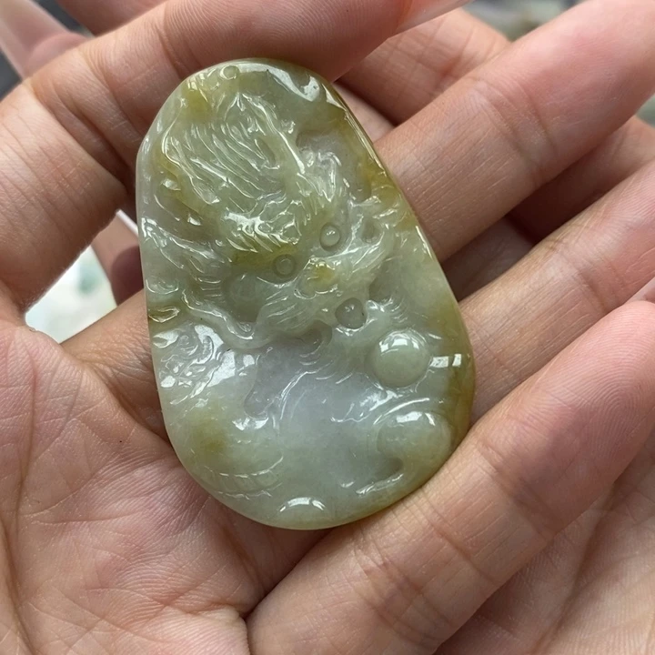 翡翠未镶嵌吊坠(不含链)阿*9581