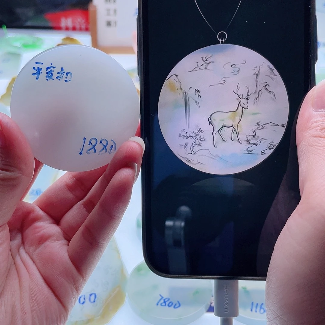 定制翡翠未镶嵌天然翡翠包工