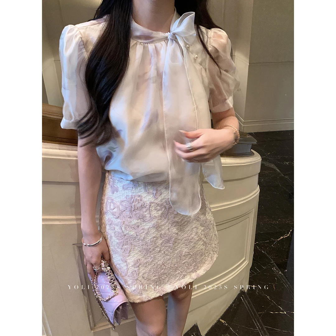 【清仓特惠】YOLI 张宥利 "仲夏夜梦"印花半身裙