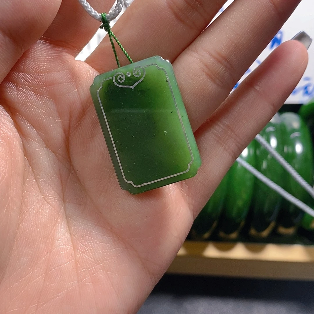 和田玉（碧玉）未镶嵌手链