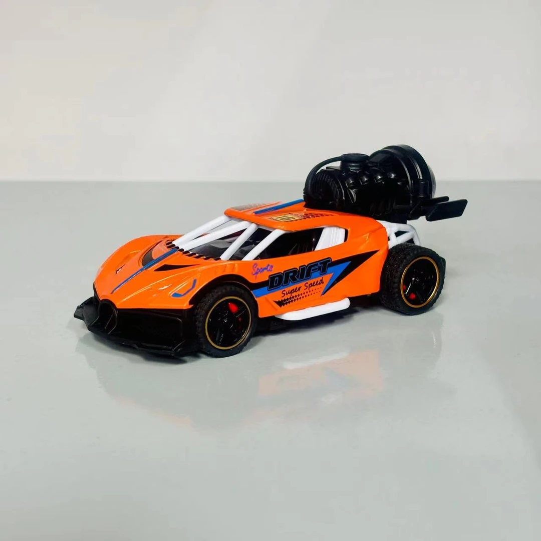 合金声光喷雾跑车模型带回力