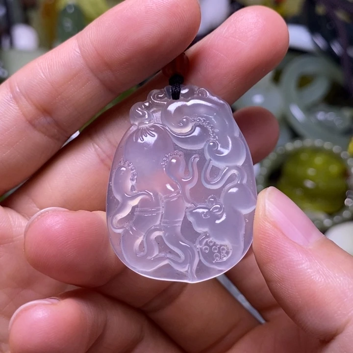 岫玉未镶嵌岫玉颈饰