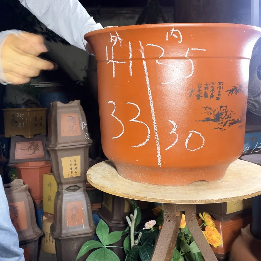 宜兴紫砂花盆41平海