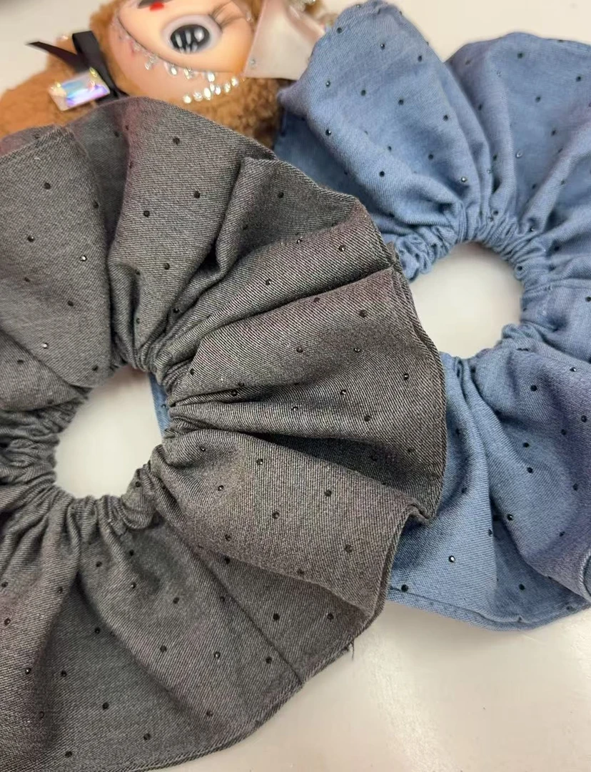 双层波点大肠发圈（两色可选）