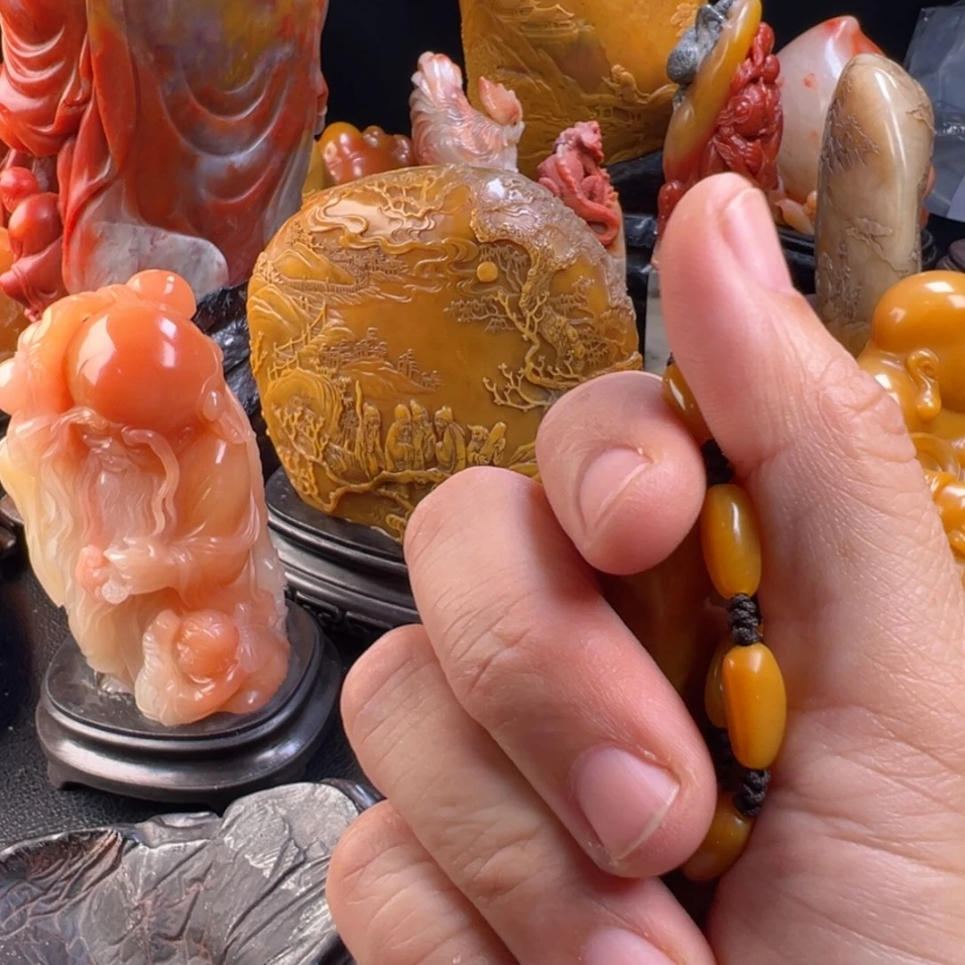 小***鱼寿山石寿山石雕刻