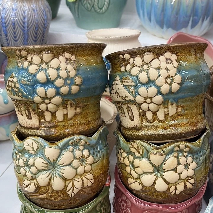 多肉植物陶瓷花盆9.99包邮