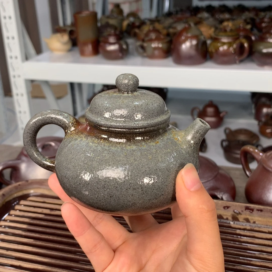 春***雅茶壶紫砂纯自然柴烧
