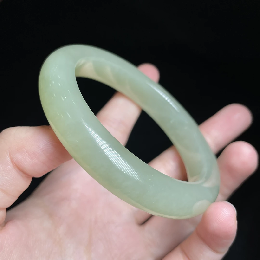 【玉总珠宝】和田玉手镯 多样性发一 CAN1670149