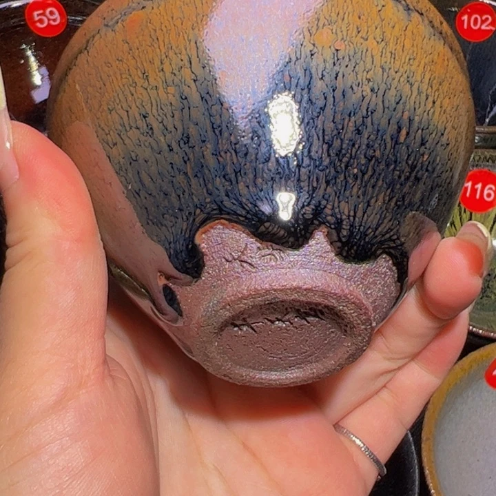 �***�茶盏龙窑柴烧手工制作