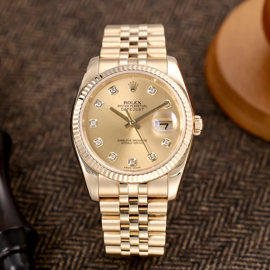 95新 Rolex/劳力士 116238 黄金材质 日历显示 狗牙圈 单表