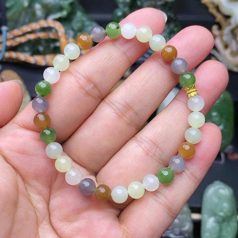 【闪购商品】未镶嵌手串和田玉浪**头