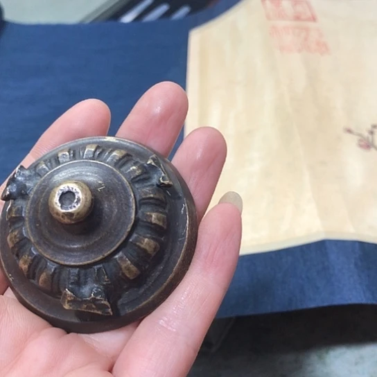 沉***雁黄铜摆件摆件工艺品
