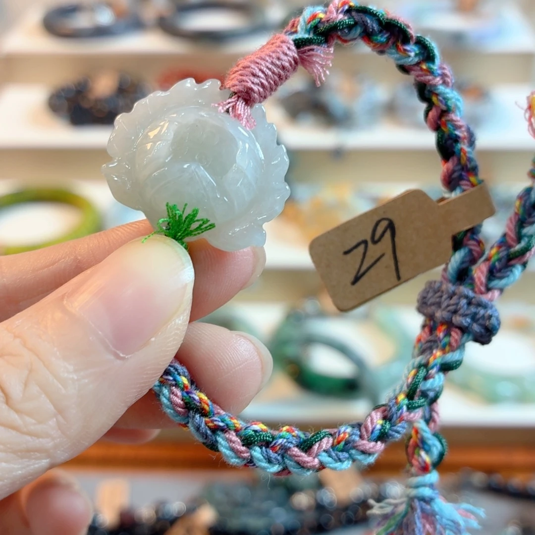 翡翠未镶嵌手链手串