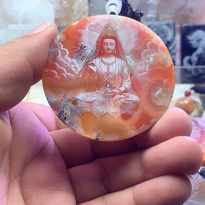 未镶嵌颈饰玛瑙/玉髓平***哥