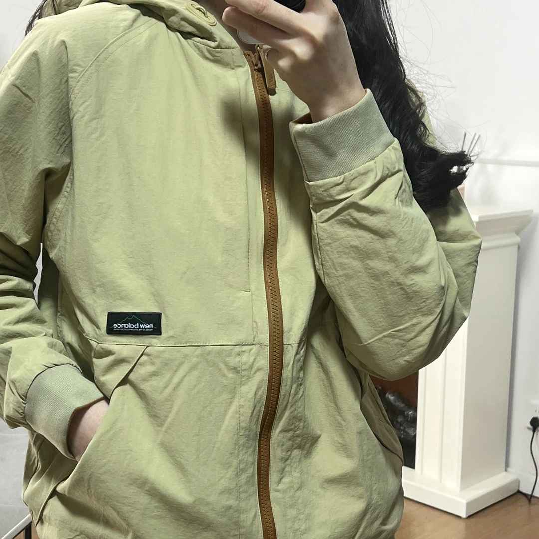 【韩珠恩正反重工防水面料休闲连帽外套】春秋户外百搭