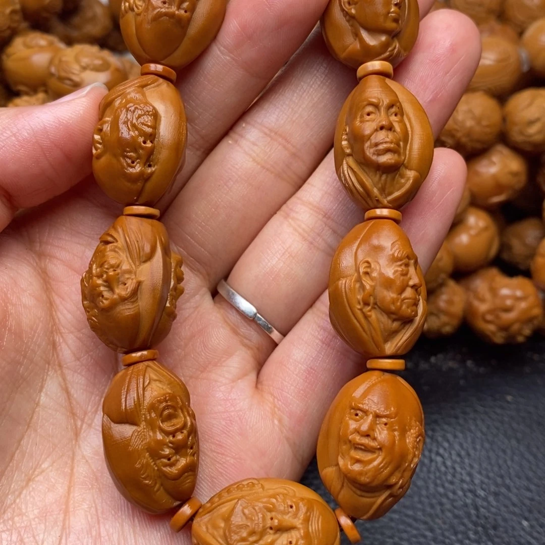 橄榄核吊坠三疯罗汉1.7