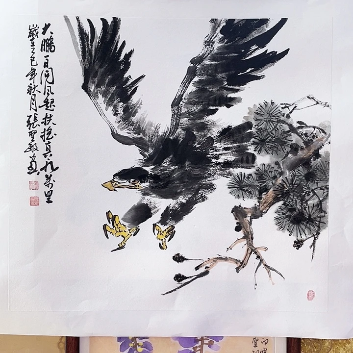 国画张圣敏先生纯手绘作品