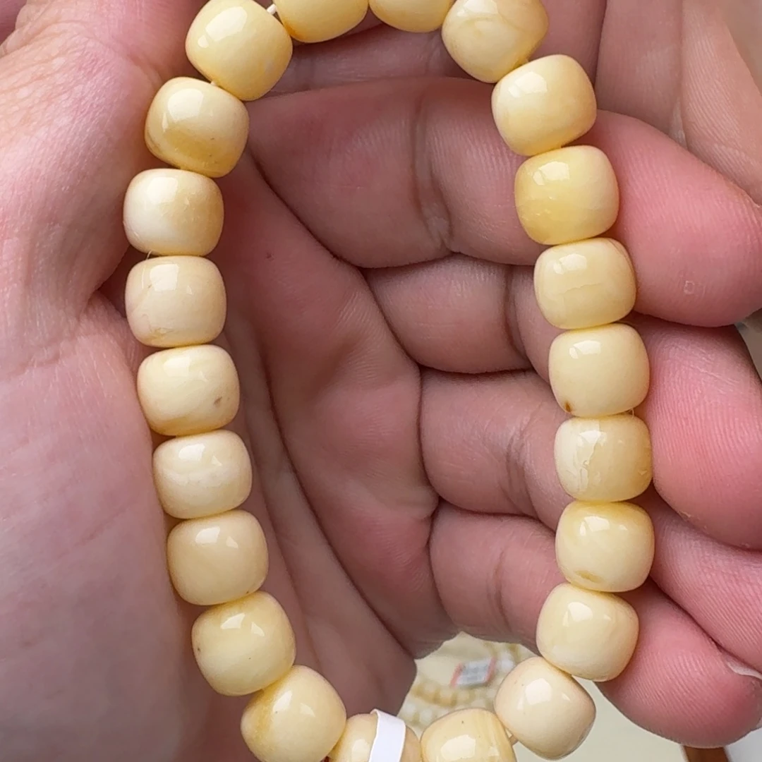 琥珀未镶嵌手链蜜蜡手串