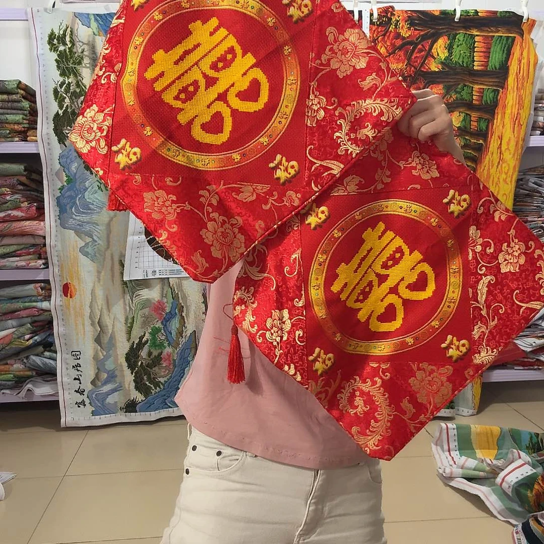 棉十字绣成品出售