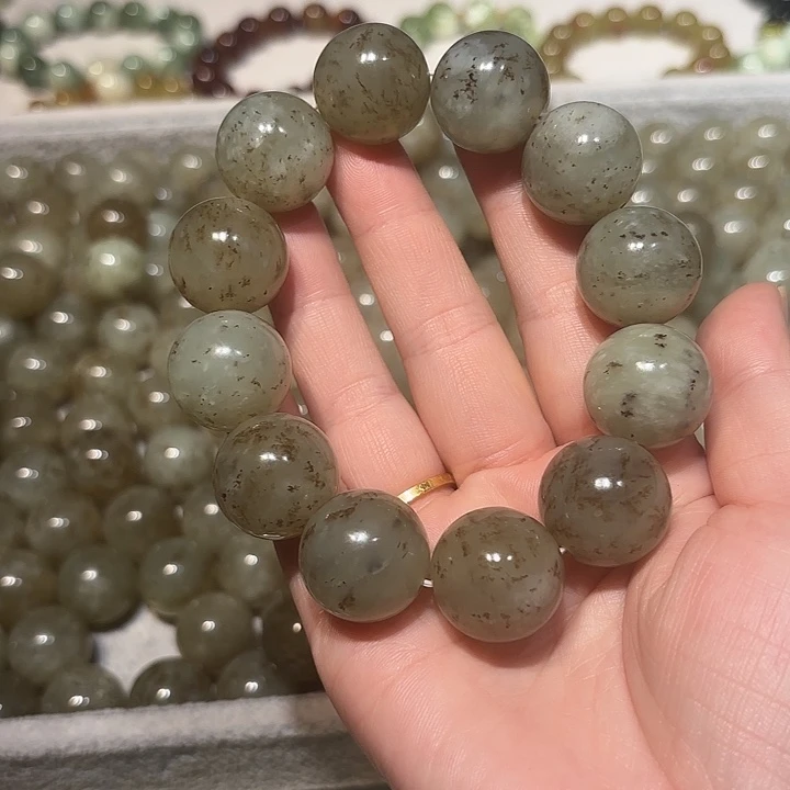 蛇纹石玉未镶嵌手串