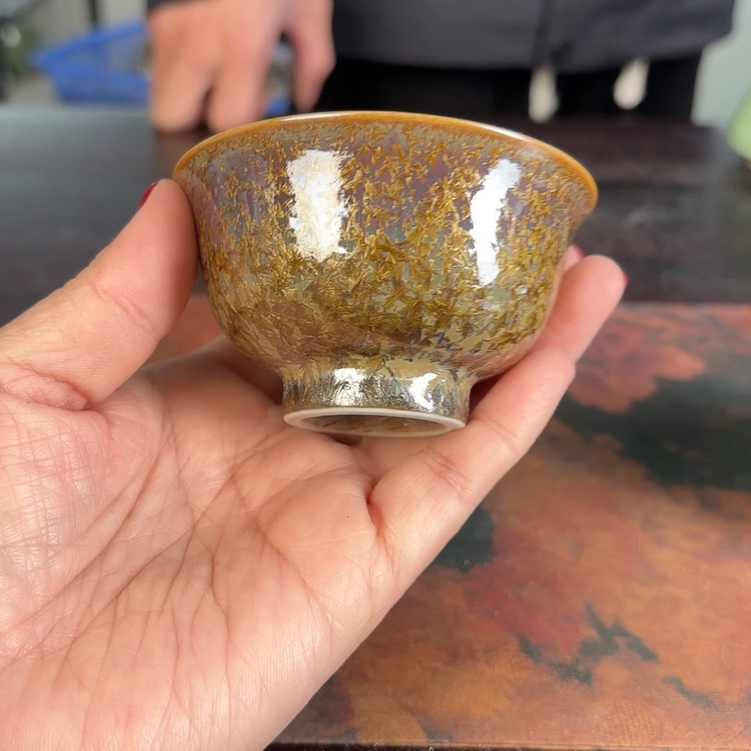 龙泉云间青瓷小米茶器