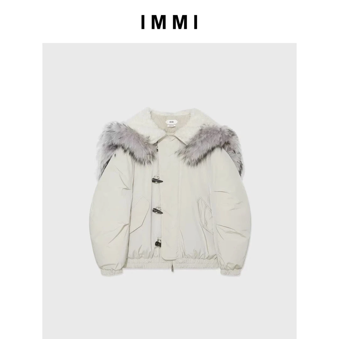 IMMI 布面毛领小飞侠夹克