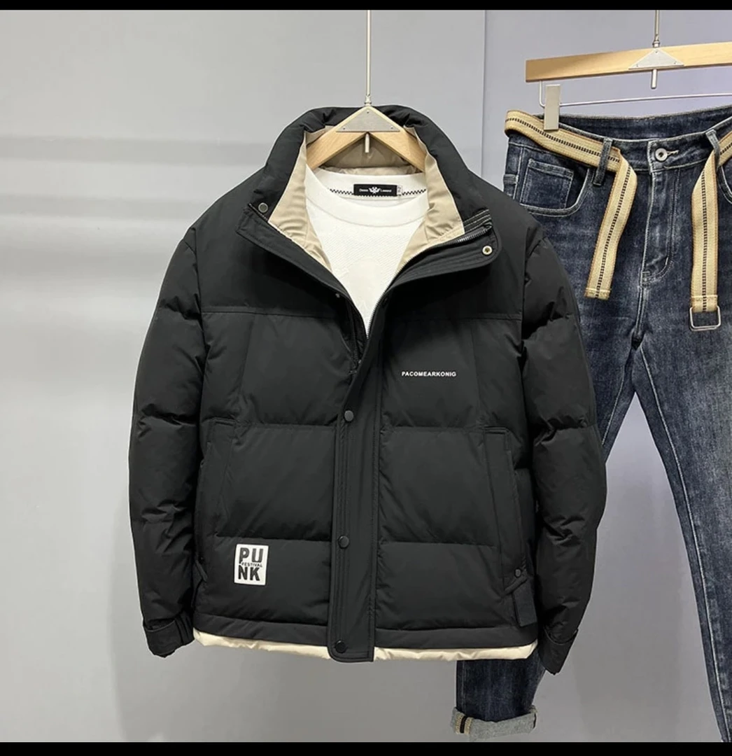 【新国标】9706秋冬新款时尚保暖百搭休闲情侣外套羽绒服