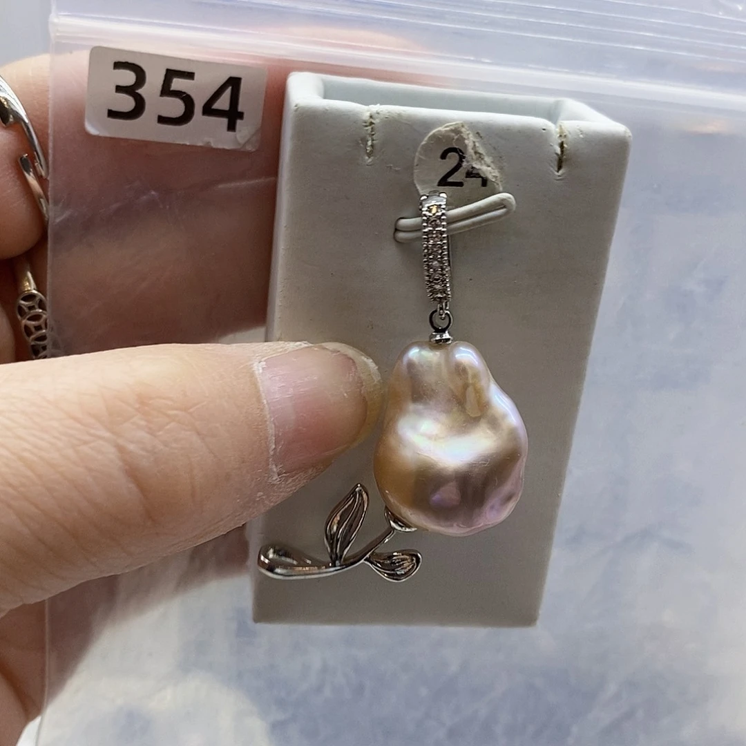 颈饰合金淡水珍珠