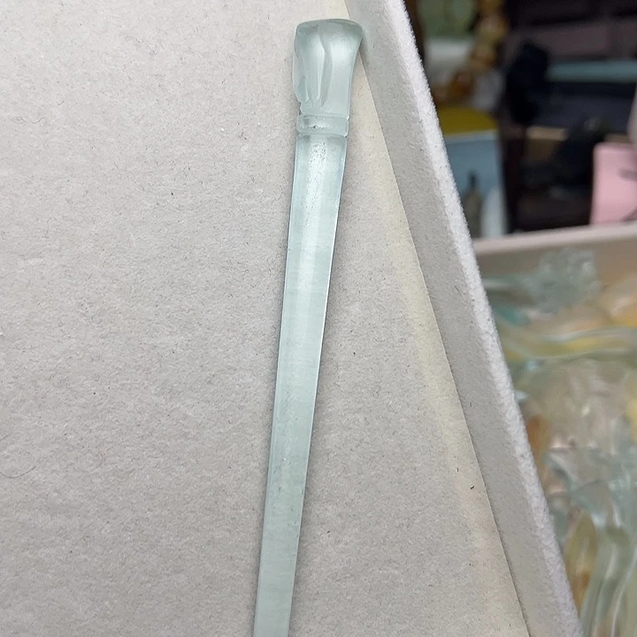 蛇纹石玉未镶嵌发簪