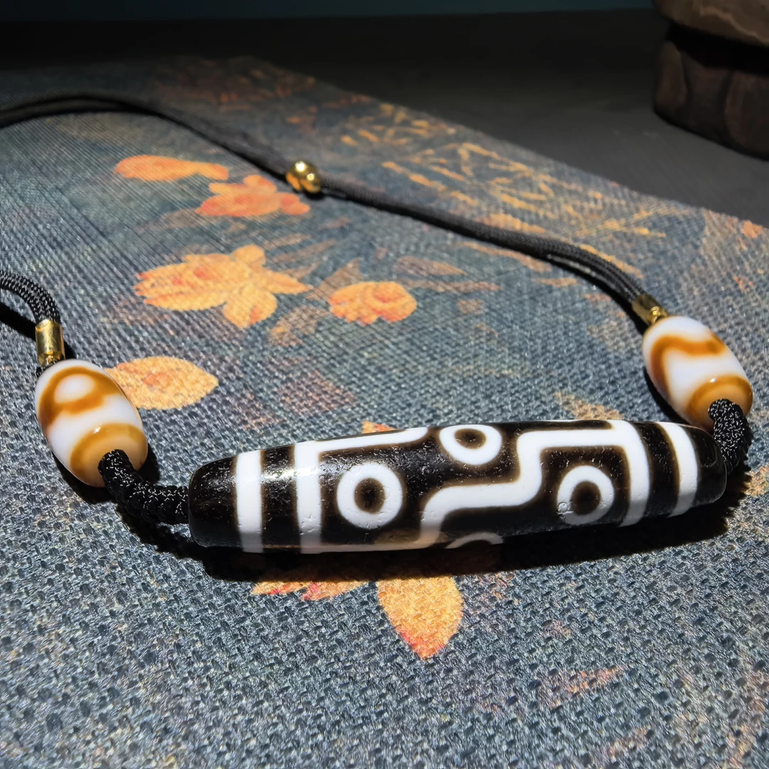 *吉宝 新款【超顶天珠】九眼玛瑙锁骨链多样性发货