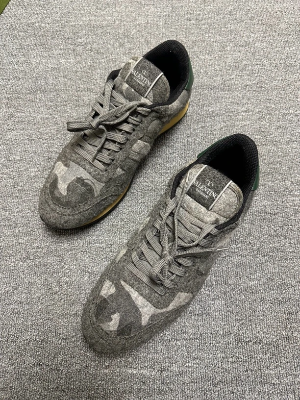 90新 Valentino/华伦天奴 44码 runner低帮男士运动鞋