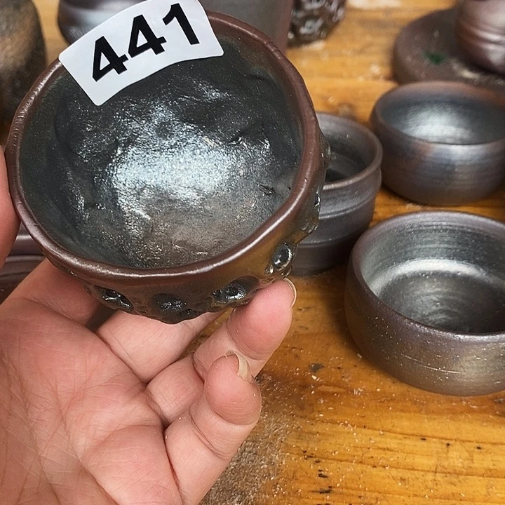 紫砂茶杯沉*柴烧纯手工411