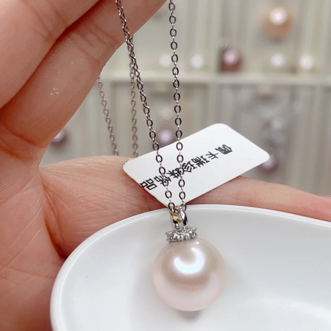 合金淡水珍珠吊坠(赠链)