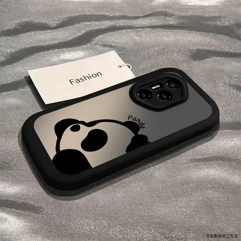 大头熊猫适用荣耀400手机壳荣耀400Pro保护套30/40Ultra新款液态