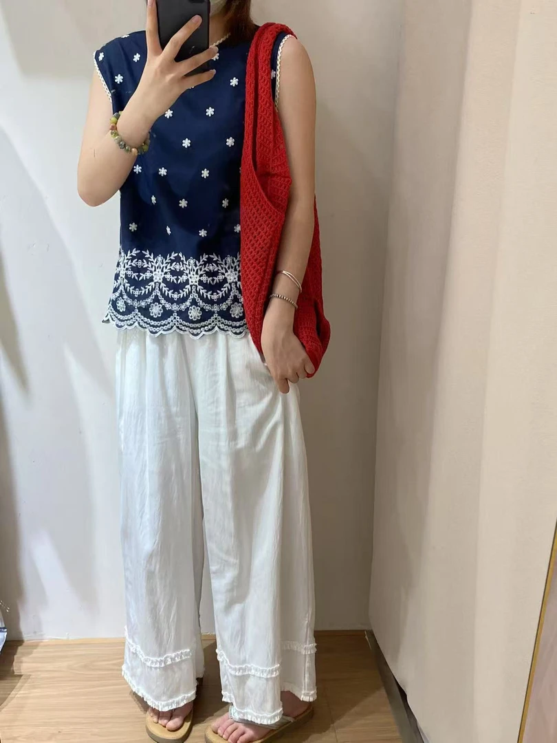 顾奈#双层花边裤（手洗）