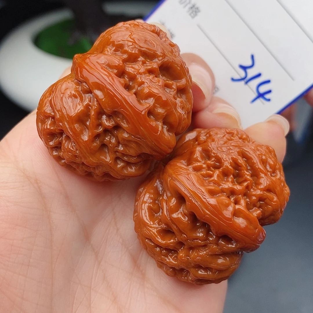 把件文玩核桃40元宝314