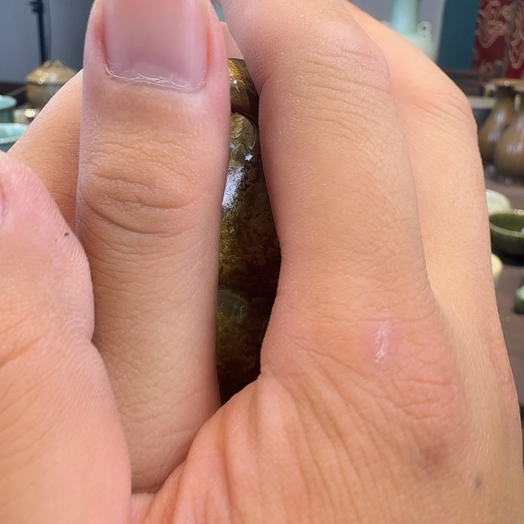 罗***天龙泉青瓷茶具微瑕