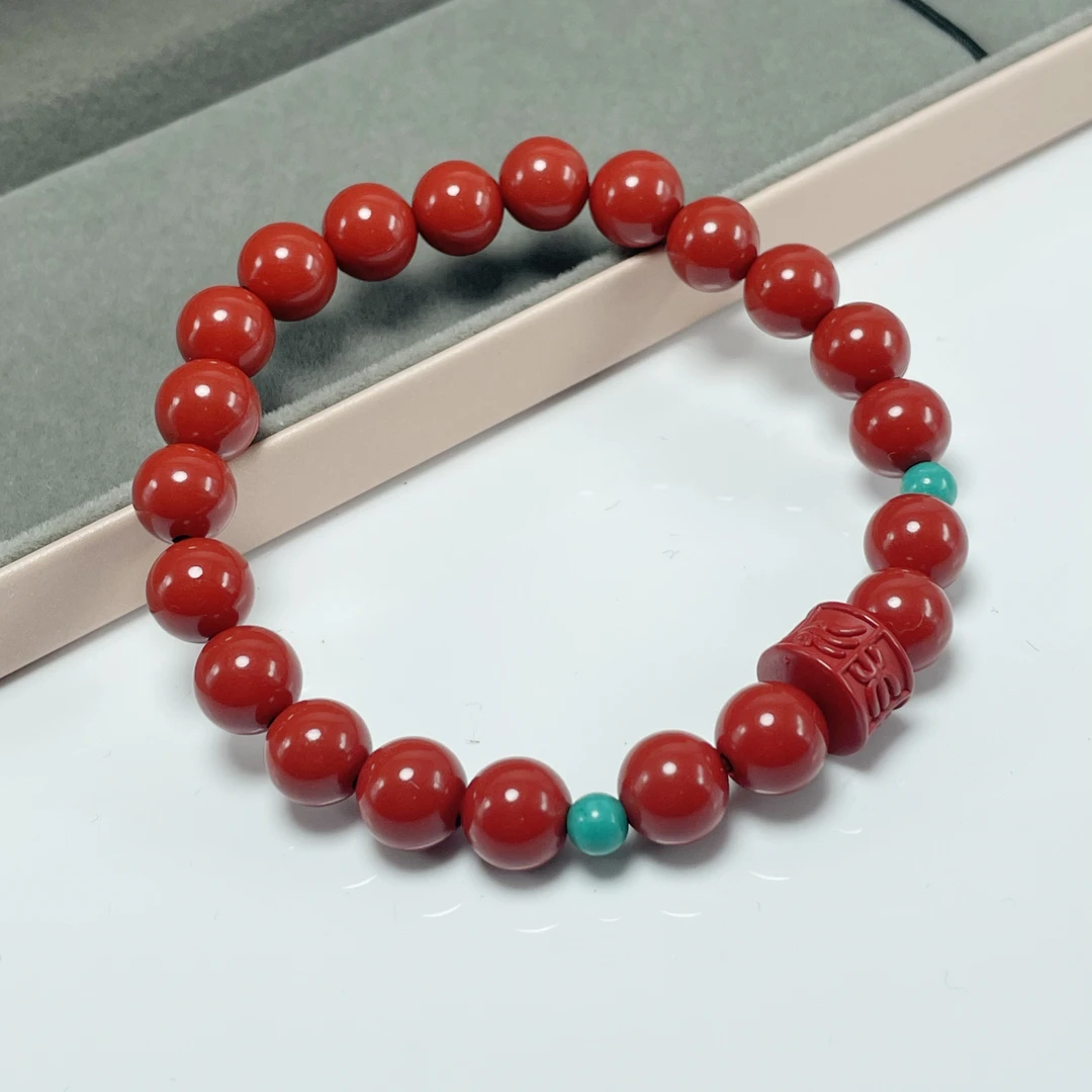 天然辰砂♣【天然原矿朱砂+925银】 时尚轻奢百搭高级感最新转运手串