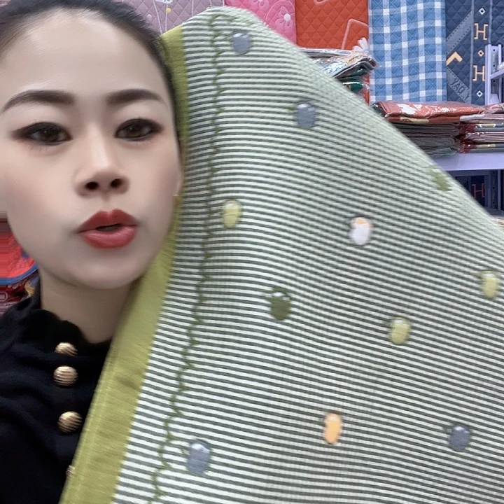 棉绿色平安果纯棉