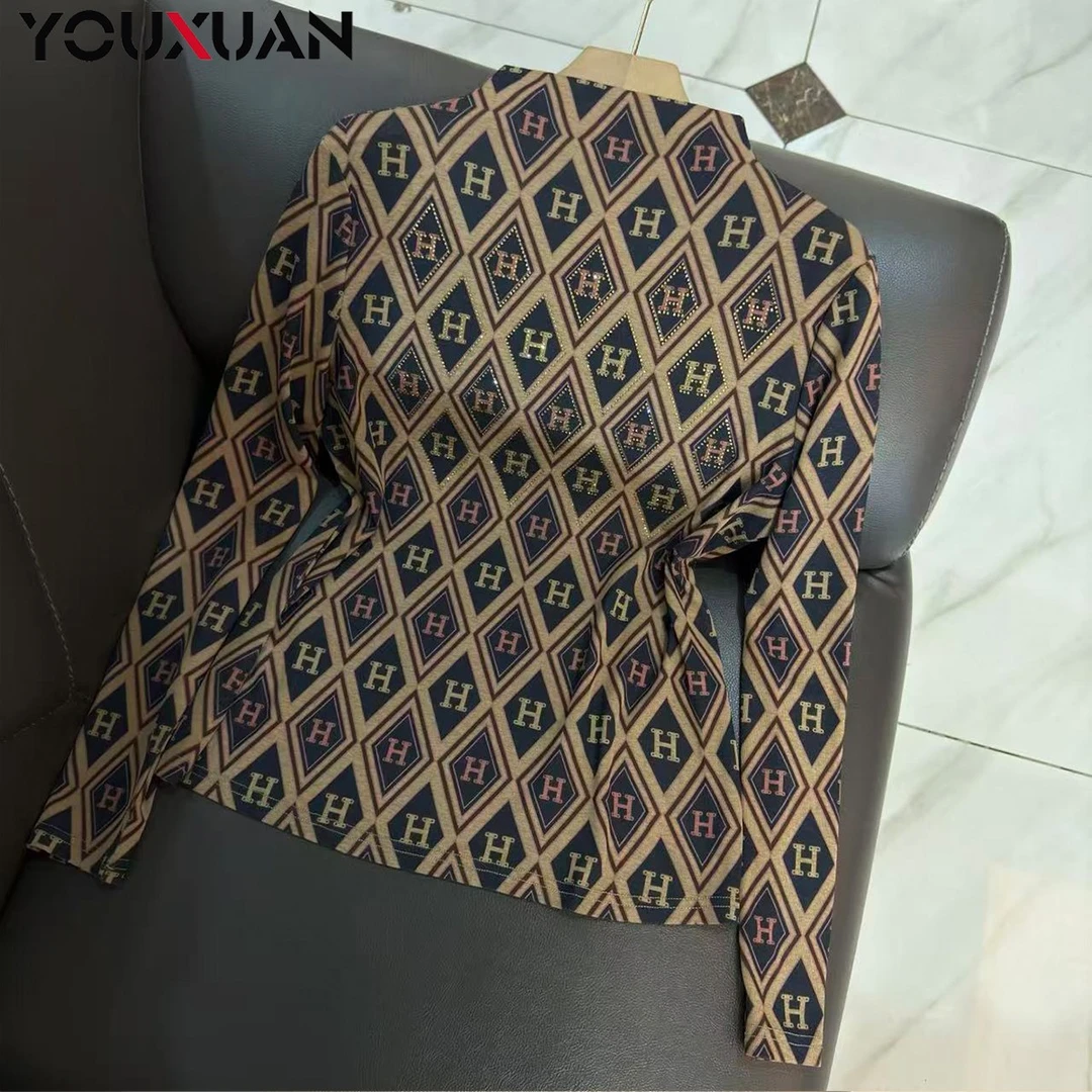 【新品】秋冬百搭韩版上衣时尚气质半高领领长袖女士打底小衫89239