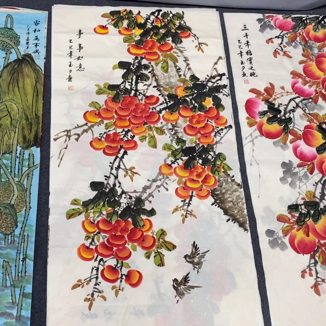 国画尺寸140✖️70四尺精品手绘画
