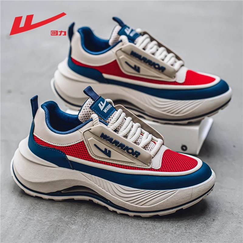 回力正品男鞋春季新款经典网面透气运动鞋男士增高时尚潮流老爹鞋