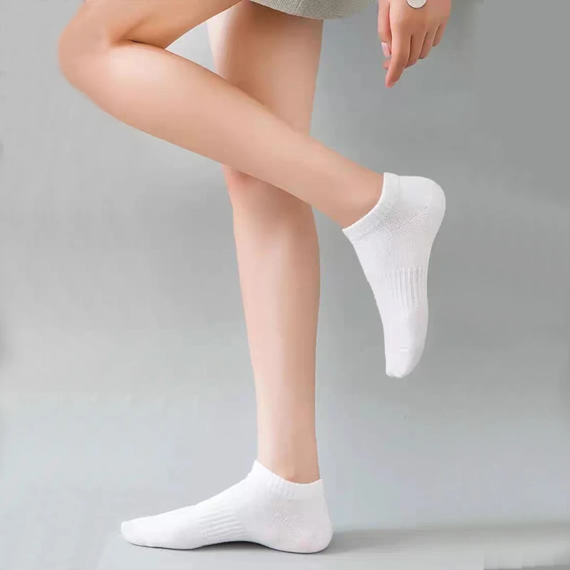 薄款男女通用常规款袜子纯色低筒短筒透气防臭短袜吸汗夏季