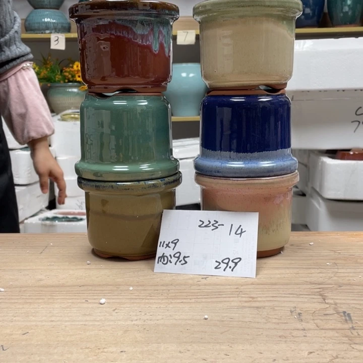 紫砂花盆多肉花盆微瑕14