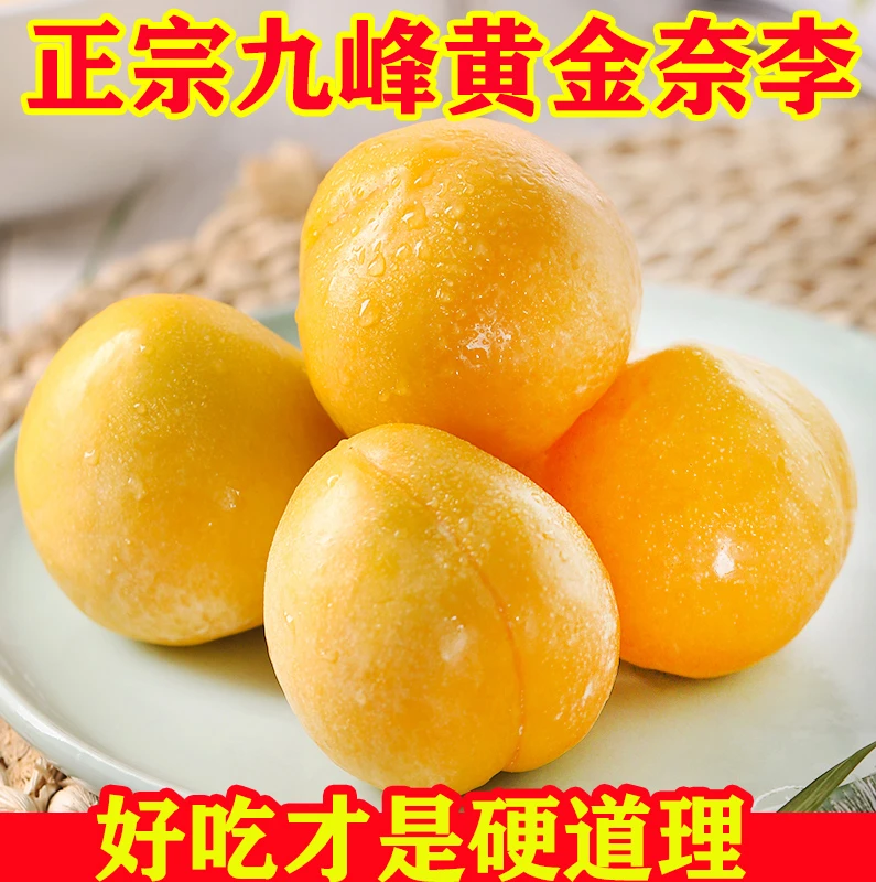 韶关乐昌九峰山黄金奈李新鲜应季水果冰糖蜂蜜脆甜大李子爽脆香甜