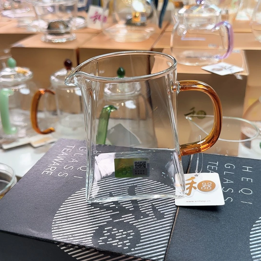 禾器琥珀色瀚然茶海公道杯